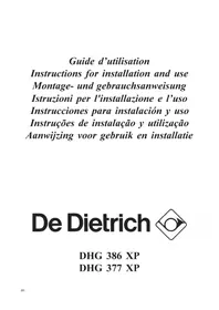 DHG 386 XP DE DIETRICH