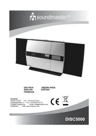 Notice Soundmaster DISC5000 Hifi-system