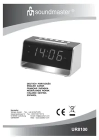 Notice Soundmaster UR8100SI Radiowekker