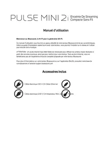 Notice Bluesound PULSE MINI 2I Haut-parleur