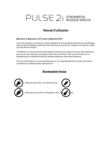 Notice Bluesound PULSE 2I Haut-parleur