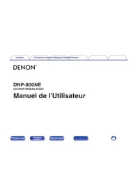 Notice DENON DNP800NE Récepteur de musique