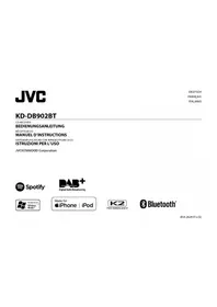 Notice JVC KDDB902BT Radio