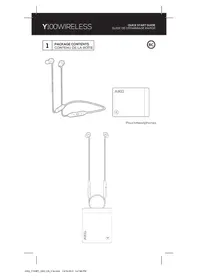 Notice AKG Y100 Bouchon d'oreille
