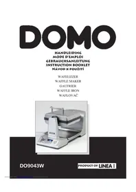 Notice DOMO DO9043W PRO Wafelijzer
