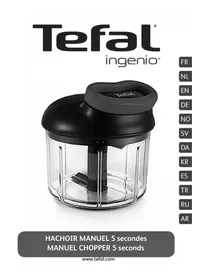 Notice TEFAL INGENIO CHOPPER 5 SECONDS Mutfak robotu