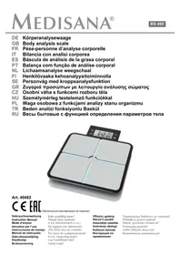 Notice MEDISANA BS 460 Waagen