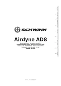 Notice Schwinn AIRDYNE AD8 Équipement de fitness
