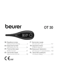Notice BEURER OT 30 Termometreler