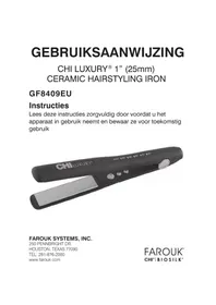 Notice CHI LUXURY GF8409EU Lisseur