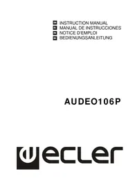 Notice Ecler AUDEO 106 Speaker