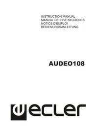 Notice Ecler AUDEO 108 Speaker