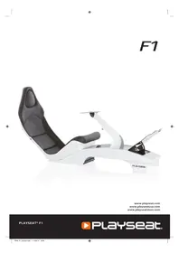 Notice PLAYSEAT F1 Chaise de jeux
