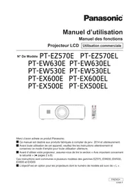 PANASONIC PTEX500 - Projecteur