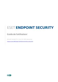 Notice ESET ENDPOINT SECURITY FOR WINDOWS Logiciel antivirus