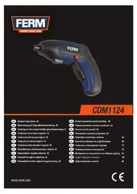 Notice Ferm CDM1124 Visseuse