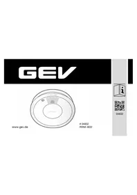 Notice GEV RWM 4832 Détecteur de fumée