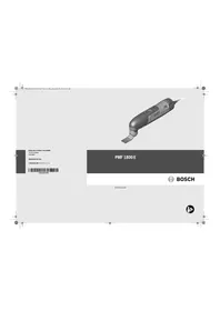 Notice BOSCH PMF 1800 E Outil électrique