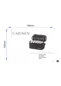 Notice Carmen TRAVEL SET C2010 Fer a boucler