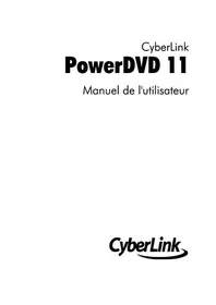 Notice CYBERLINK POWERDVD 11 Logiciel audio et/ou vidéo