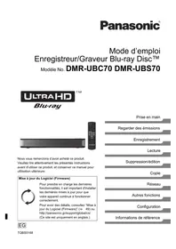 PANASONIC DMRUBC70 - Lecteur blu-ray