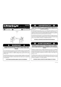 Notice Crimson CQUAD55V Support écran plat