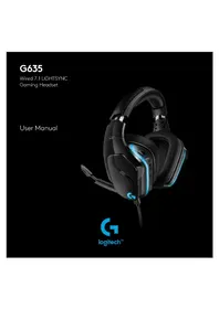 Notice LOGITECH G635 Casque audio