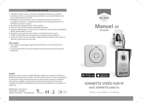 Notice ELRO DVC040IP Sonnette de portes