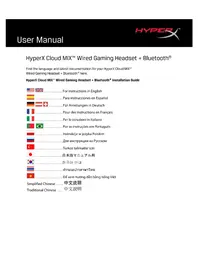 Notice HYPERX CLOUD MIX Casque