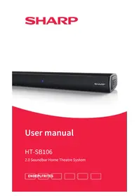 Notice SHARP HTSB106 Audio-Dock