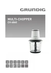 Notice GRUNDIG CH 6860 Keukenmachine