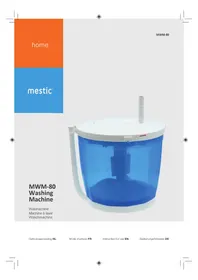 Notice Mestic MWM80 Machine à laver