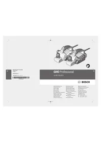Notice BOSCH GHO 1682 PROFESSIONAL Raboteuse