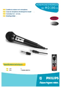 PHILIPS SBCMD190 - Radio