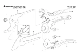 Notice GARDENA 8903 Paire de ciseaux