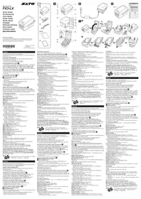 Notice SATO FX3LX Imprimante d'étiquettes