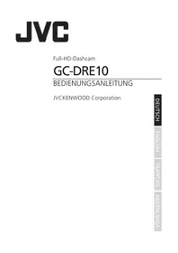 Notice JVC GCDRE10S Dashcam