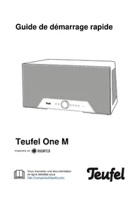 Notice Teufel ONE M Récepteur de musique
