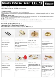 Notice WILESCO D4 Maquettisme