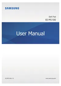 Notice SAMSUNG EEM5100TBEGCA Dock station