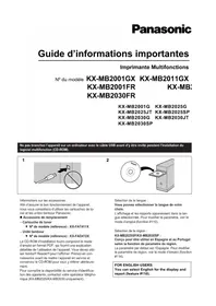 PANASONIC KXMB2001G - Imprimante