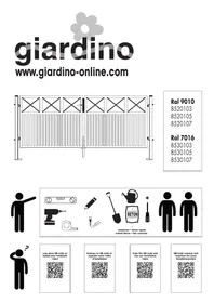 Notice Giardino 8530107 Portail
