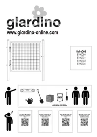 Notice Giardino 8100080 Portail de jardin