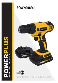 Notice PowerPlus POWX0069LI Gręžtuvas