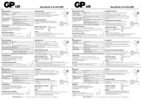 Notice GP 060598LAME1 Éclairage