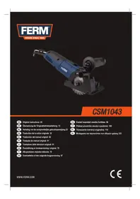 Notice Ferm CSM1043 Scie
