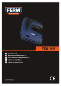 Notice Ferm ETM1005 Cucitrice elettrica