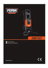 Notice Ferm GRM1023 Nettoyeur haute pression