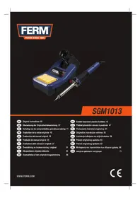 Notice Ferm SGM1013 Fer à souder électrique