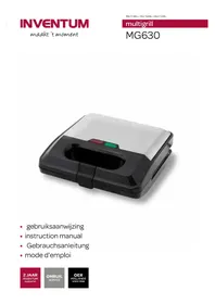 Notice INVENTUM MULTIGRILL MG630 Plaque de grill